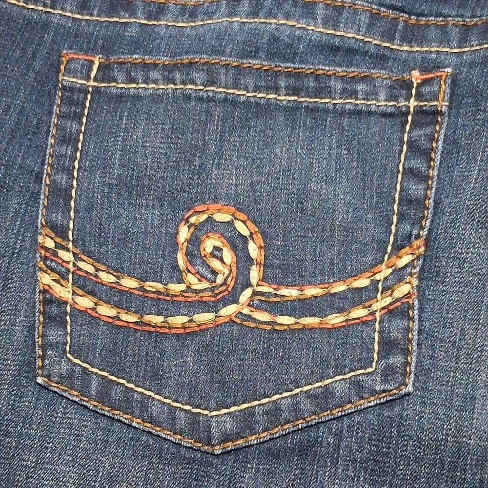 Seven7 Bootcut Jeans Women 18W (actual 42x30.5) Stretch Denim Contrast Stitching